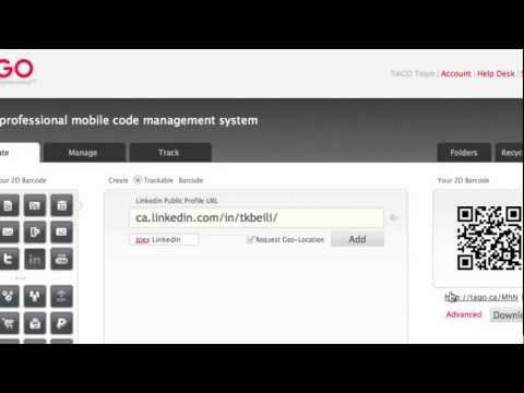 how to create a qr code for linkedin