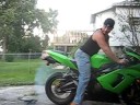 zx6r burn out smokey!! zx6r burn out smokey!!