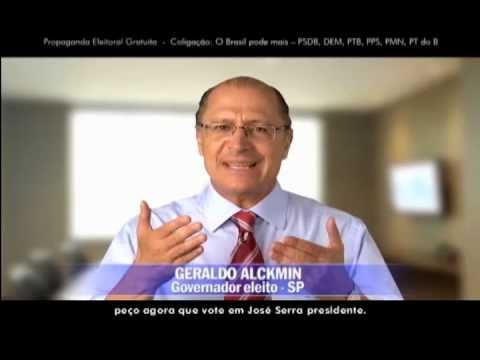 Geraldo Alckmin apoia Serra Presidente