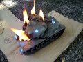 melted tank and 3 army men melted tank and 3 army men