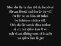 Sonja Aldén - Du får inte [Lyrics]