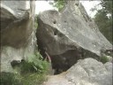 fontainebleau bouldering   extorsion du fond  7b 