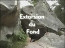 fontainebleau bouldering   extorsion du fond  7b 