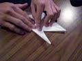 how to make a paper bird  crane 