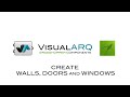 Create Walls, Doors And Windows With The Visualarq  Components