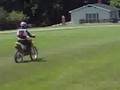 Me riding my rm 100 (and yes ima girl) :) please comment