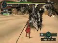 MHP2G gold rathian and silver rathalos 5:56