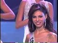 the top 10 finalists of miss universe 2004 are announced followed by their close up video. the other 5 delegates who didn't make it in their ranking order:
11. norway
12. chile
13. switzerland
14. mexico
15. angola