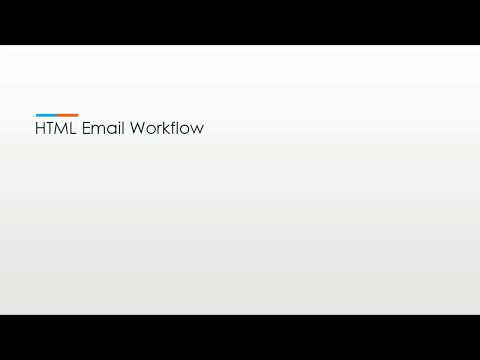 HTML Email Workflow