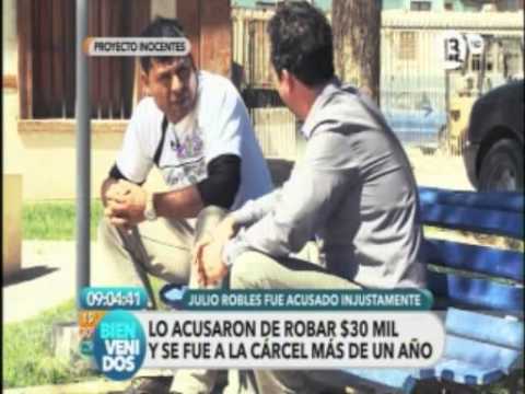 Caso Julio Robles en programa “Proyecto Inocentes, presos por error” de Canal 13.