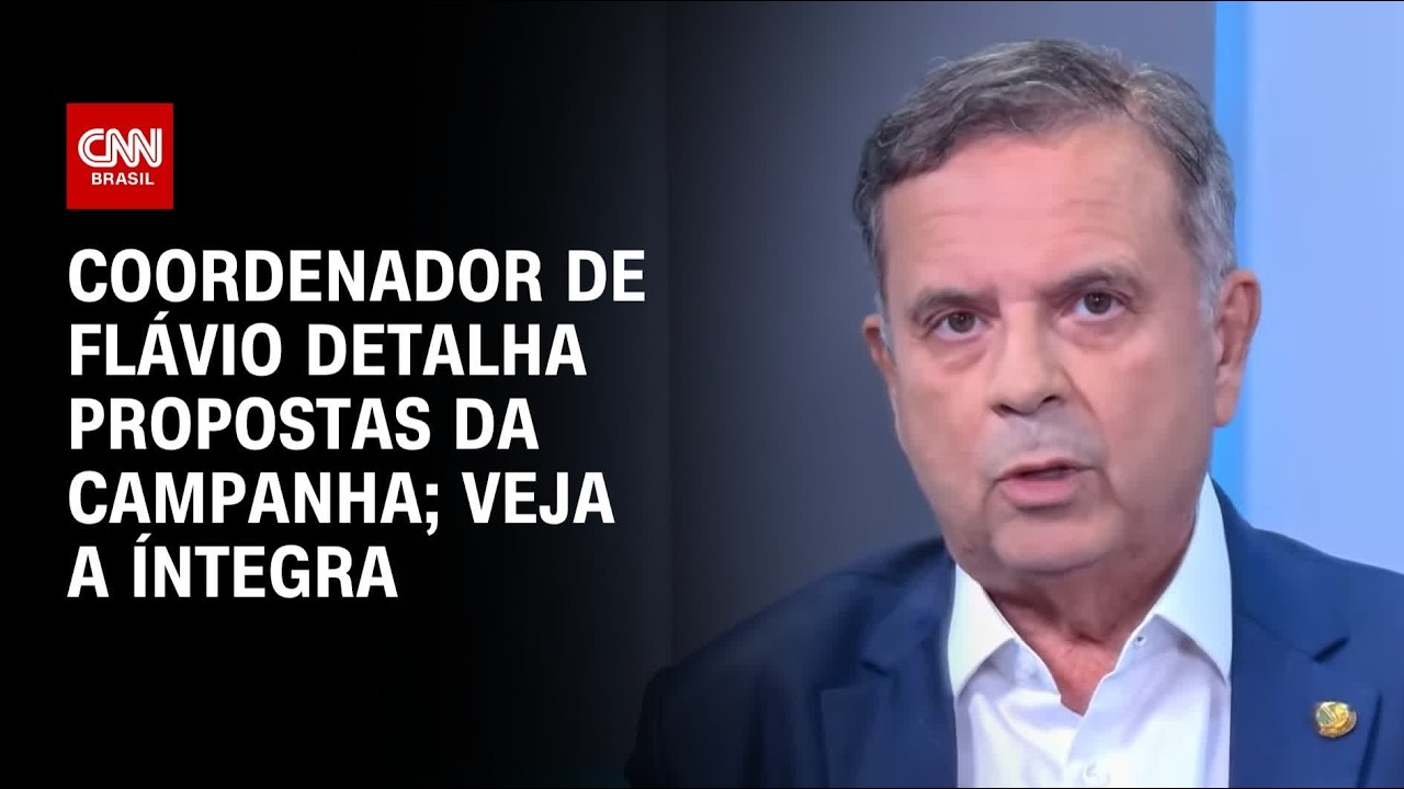 Plano de governo de Flávio será apresentado até quinta (13), diz coordenador de campanha | HORA H