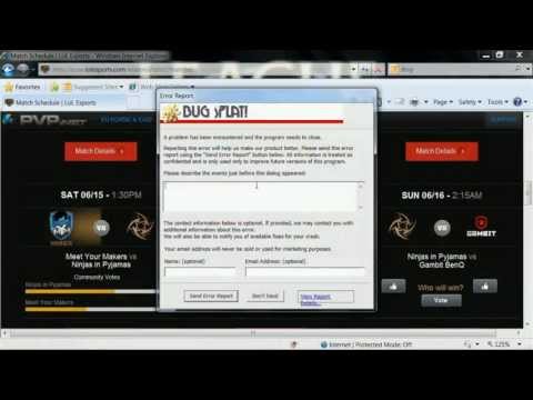 LCS EU - Bugsplat