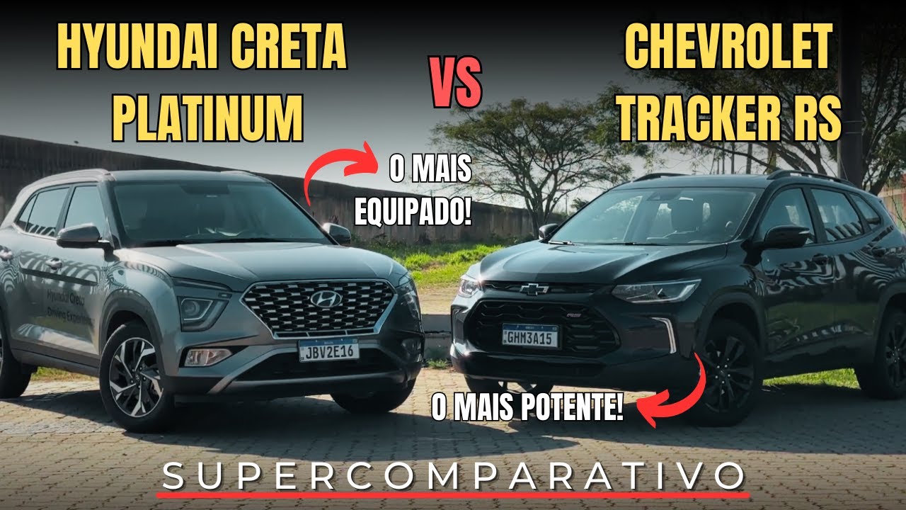 COMPARATIVO CHEVROLET TRACKER VS HYUNDAI CRETA. QUAL É O MELHOR SUV DE