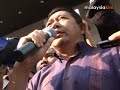 Fiery speeches against forum
