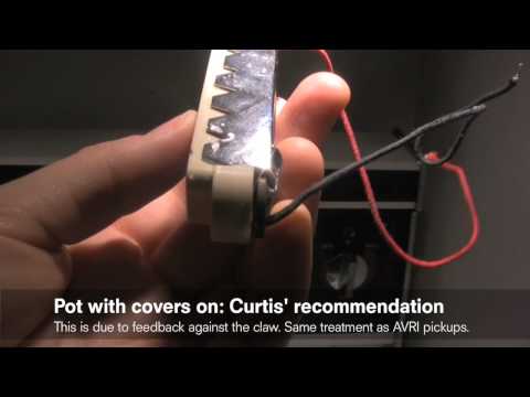 Wax Potting – Custom Curtis Novak Pickups – Fender Jaguar