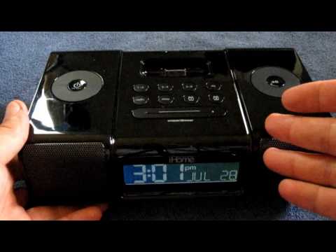 how to set time on ihome