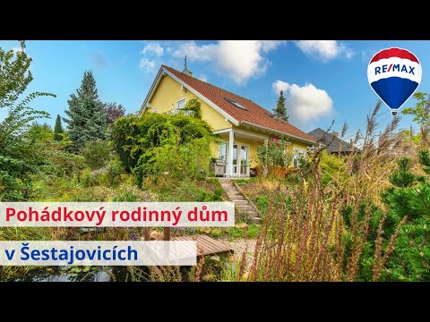 Video Pohádkový rodinný dům s dvougaráží a terasou v klidné čtvrti Šestajovic