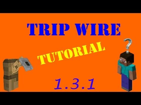 how to use a tripwire in minecraft pc