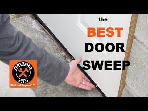 how to install l-shaped door bottom