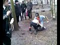 Russian Dad Breaks Up Fight