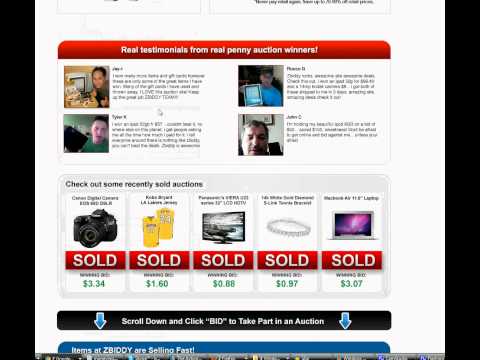 how to bid on zbiddy
