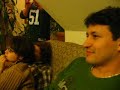 Watching Super Bowl at home