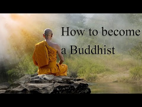 how to become buddhist