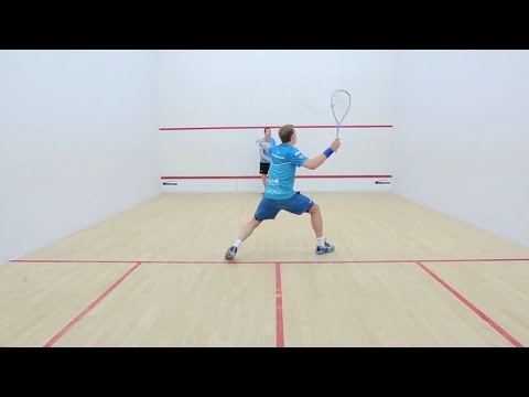 Squash tips: Improve your reactions around the middle of the court