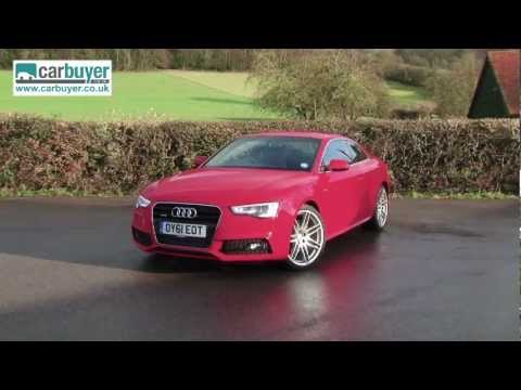 a5 - Full review: http://www.carbuyer.co.uk/reviews/audi/a5/coupe/review The Audi A5 Coupe takes the underpinnings of a four-door A4 saloon and wraps them in a tw...