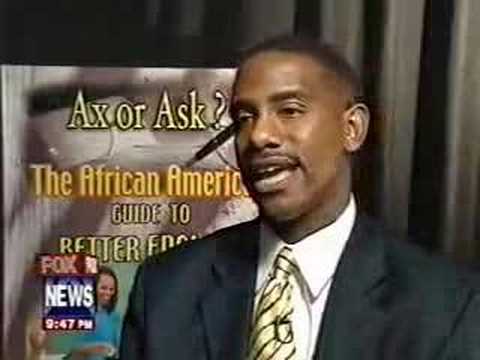 Black guy teaches how to pronounce words like ask