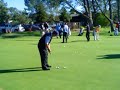 Jose Maria Olazabal sinks a putt