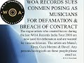 Oliver Sean & W.O.A International take strict action against Mana3, DaveJ, Xiren, Cuca Moreno