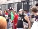 DNC 2008: Anti-war protesters cast spells