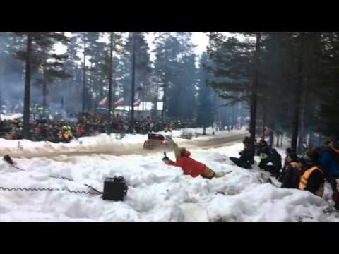 Colins Crest record jump - Sebastien Ogier 41 meter Colins Crest record jump - Sebastien Ogier 41 meter