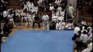 Demonstration by Sensei Nazuka at World Oyama Karate Tournament