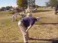 Drunk Guy Getting Kicked in The Balls by a Ninja Turtle