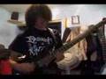 The bass guitar of Treeman Satan And rubics legacy