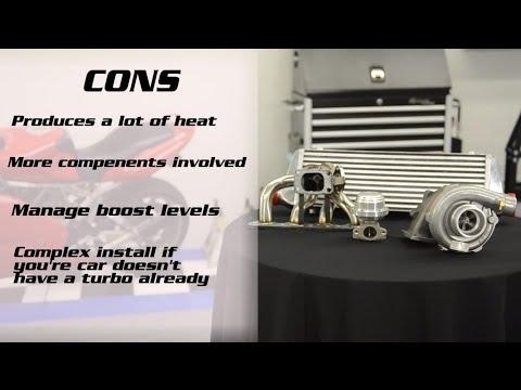 turbo - http://www.andysautosport.com/turbo_kits.html http://www.andysautosport.com/supercharger_kits.html We're going to boost your knowledge of turbos and supercha...
