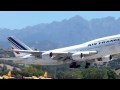 Décollage du Boeing 747 Air France de l'Aéroport d'Ajaccio le 19.07.2009. hd 720p