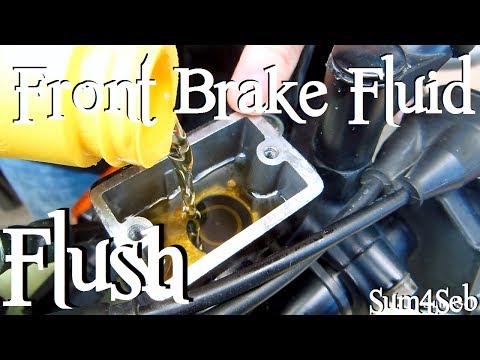 how to bleed front brakes on a scooter