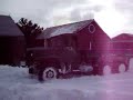 M35 thru some deeper snow