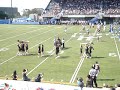 Carabins cheerlead team