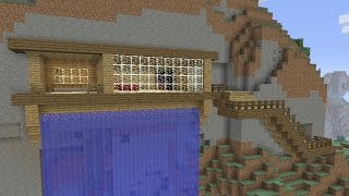 Minecraft - Awesome CLIFF/MOUNTAIN !!! Survival House #25