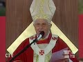 Benoît XVI: Au revoir et rendez-vous à Madrid en 20011