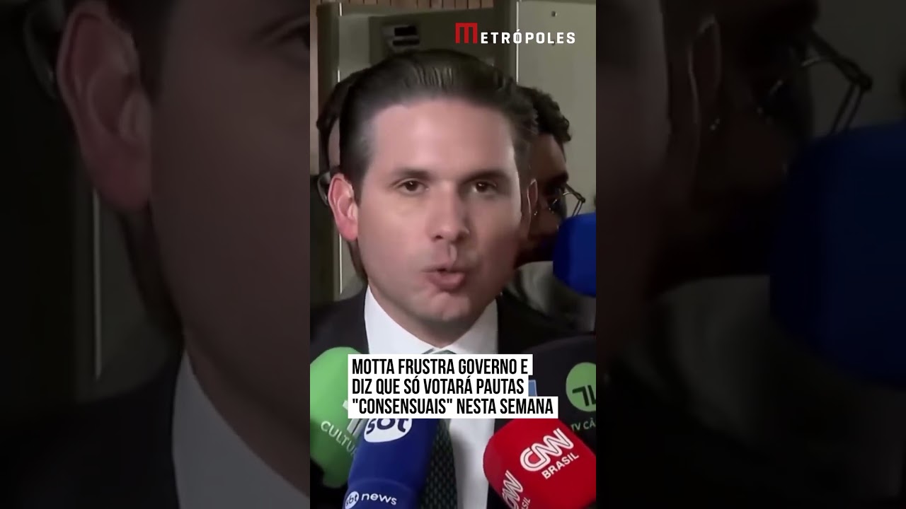 Motta frustra governo e diz que só votará pautas consensuais nesta semana