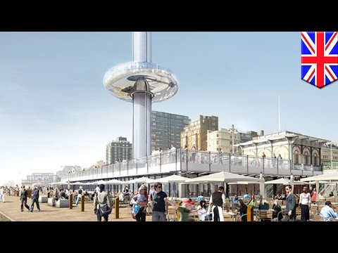 Work begins on the UKâs i360, the worldâs first âvertical cable carâ