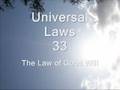 The Law of Good Will - 105 Universal Laws of Third Dimension Living.
