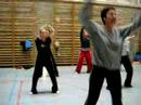 Dames dans sunchyme (jazz pirouette)