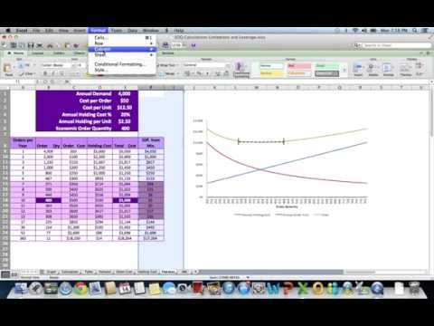 how to draw eoq graph