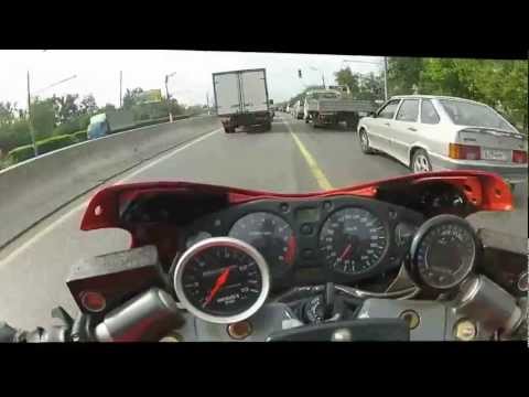 extreme driving - So always ride motorcycles in Russian cities Russian teenagers, breaking traffic rules. Their reckless driving, constantly creating an emergency situation on...